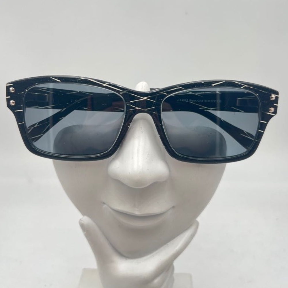 Joseph Marc Black Glitter Oval Sunglasses Frames J.M4085